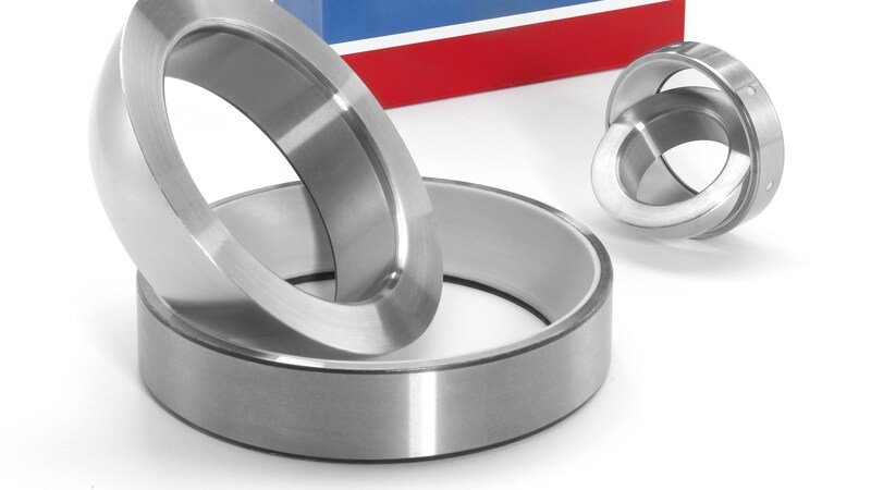 Angular contact spherical plain bearings