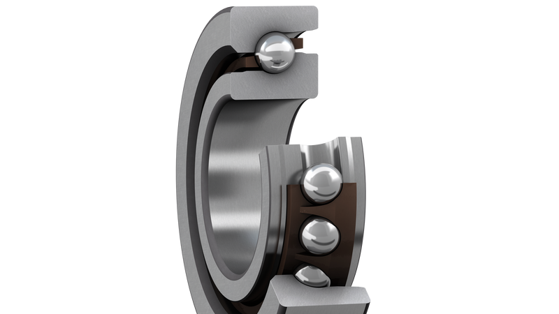 Angular contact thrust ball bearings for screw drives