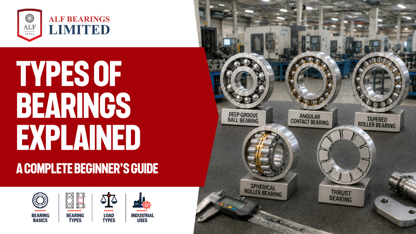 Types of Bearings Explained: A Complete Beginner’s Guide